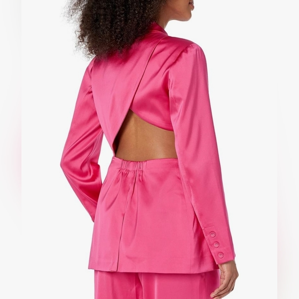 Porsha Williams x The Drop Women's BlackCutout Waist Blazer Size M NWT - Picture 2 of 7